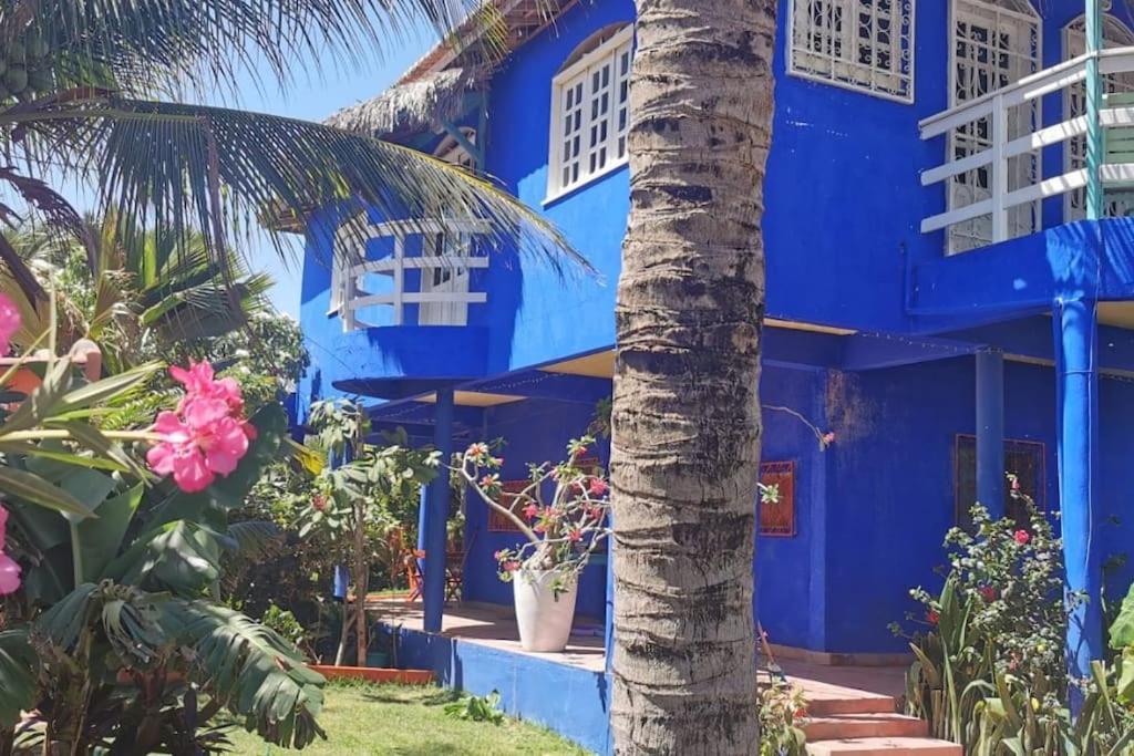 Charming Blue House With Kitchen Parking And Garden Villa Canoa Quebrada Luaran gambar